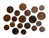 [EXONUMIA] A Collection of Twenty Bronze and Copper Commemorative Medallions Relating to French Subjects