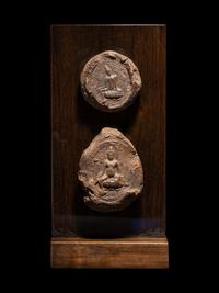 Four Thai Pottery 'Buddhist' Articles