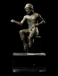 An Attic Bronze Figure of a Horseman