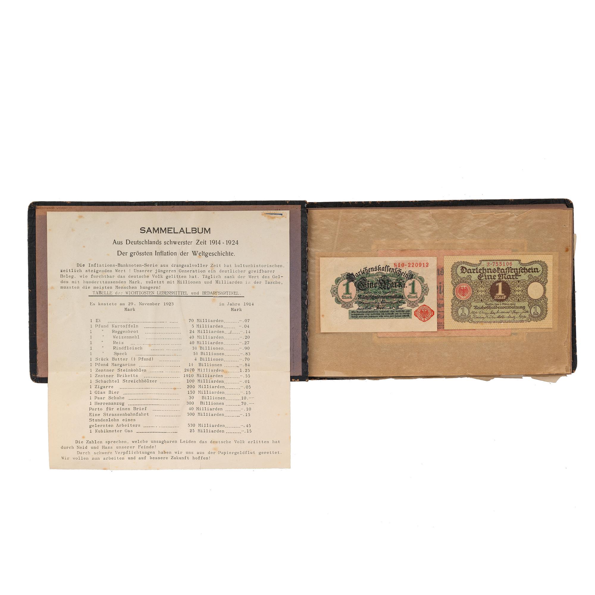 [WORLD WAR I -- GERMANY]. Aus Deutschlands Schwerster Zeit 1914-1924.