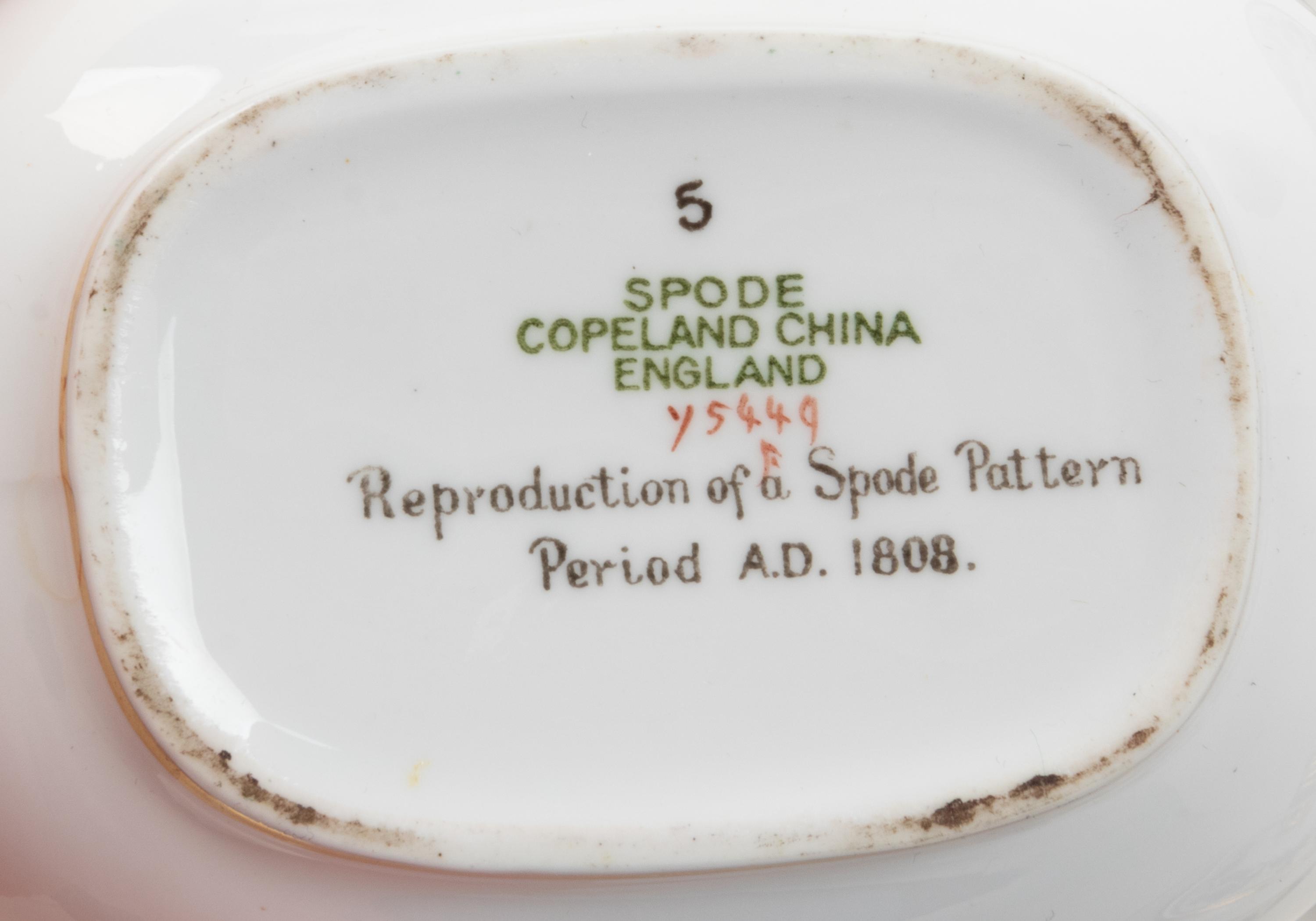 A Spode Porcelain Dinner Service