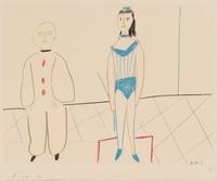 Pablo Picasso, (Spanish, 1891-1973), Clowne et Acrobate, 1954
