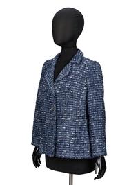Chanel, Heathered Blue Fantasy Tweed Jacket