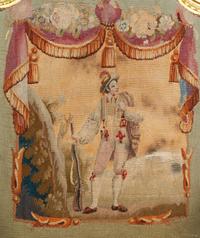 A Set of Four Louis XVI Style Giltwood Fauteuils with Tapestry Upholstery — 19TH CENTURY