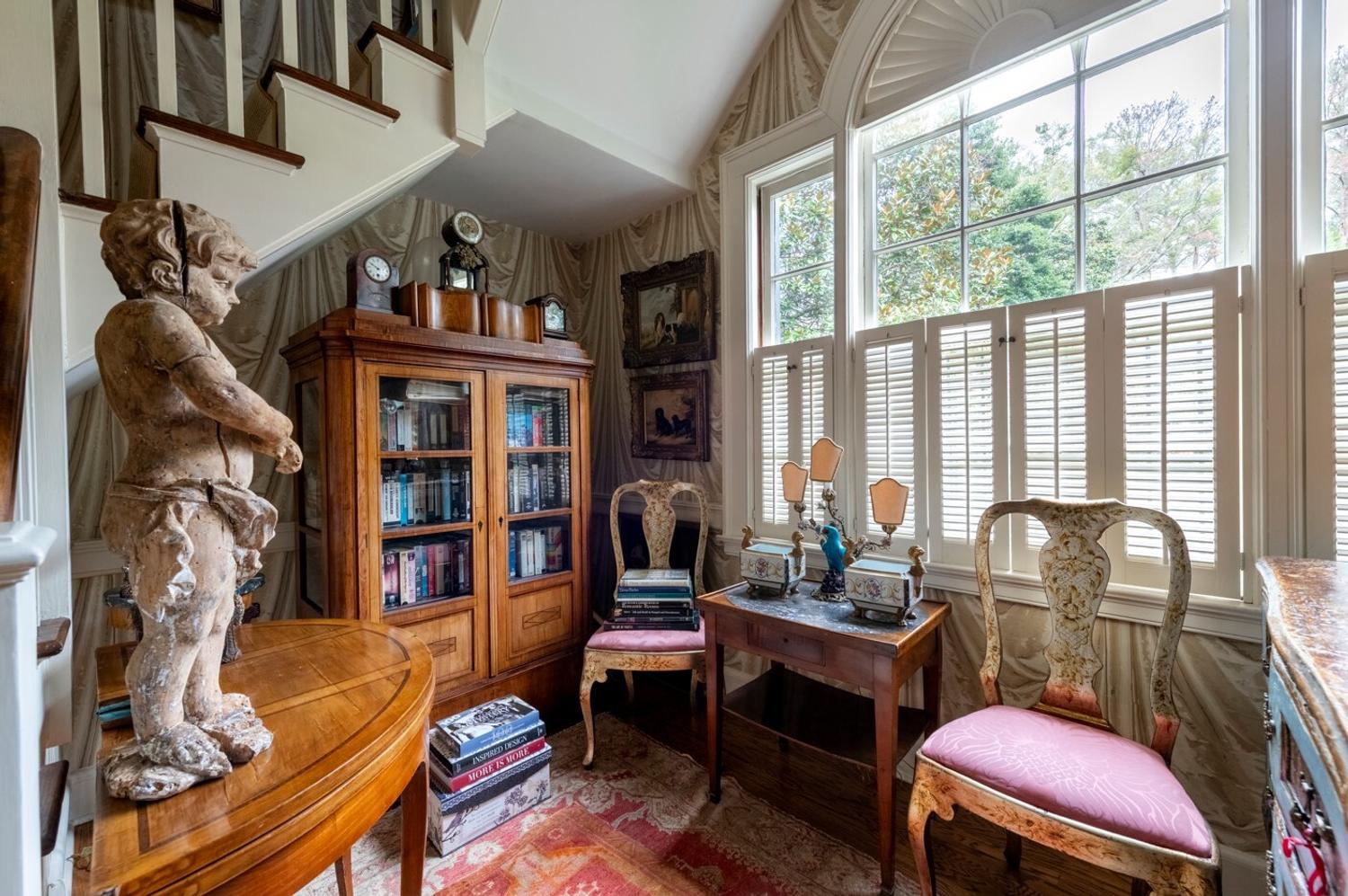 An Empire Style Gilt Bronze and Tôle Chandelier