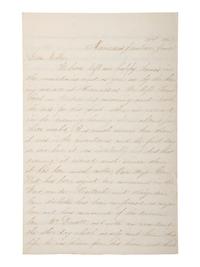 [CIVIL WAR]. Archive related to Albert Campbell Johnston and Nathaniel Dillhorn, 90th Pennsylvania Volunteers, incl. letter detailing the Battle of Cedar Mountain.