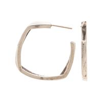 TIFFANY & CO., FRANK GEHRY, STERLING SILVER 'TORQUE' BANGLE BRACELET AND EARRINGS