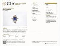 Art Deco, Burmese Sapphire and Diamond Ring