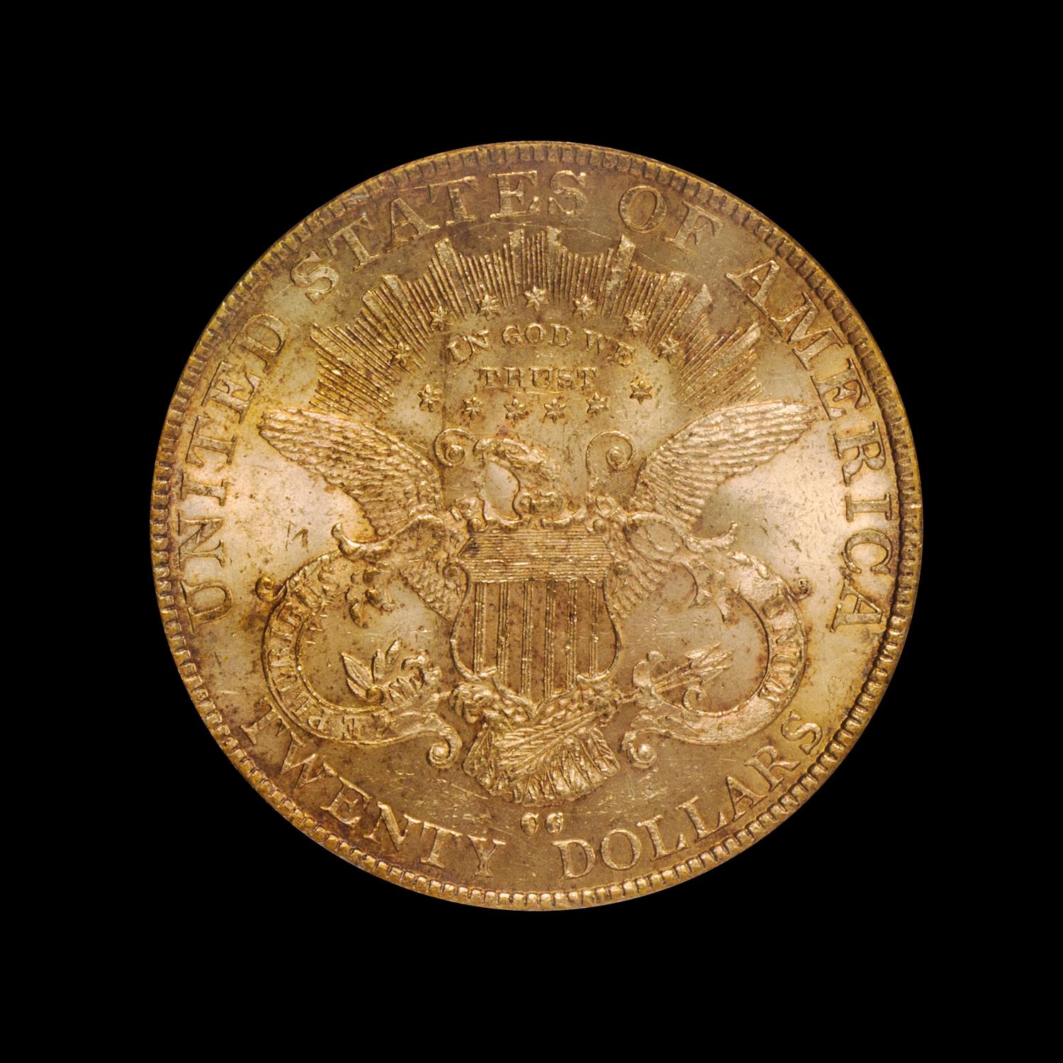 A United States 1892-CC Liberty Head $20 Gold Coin