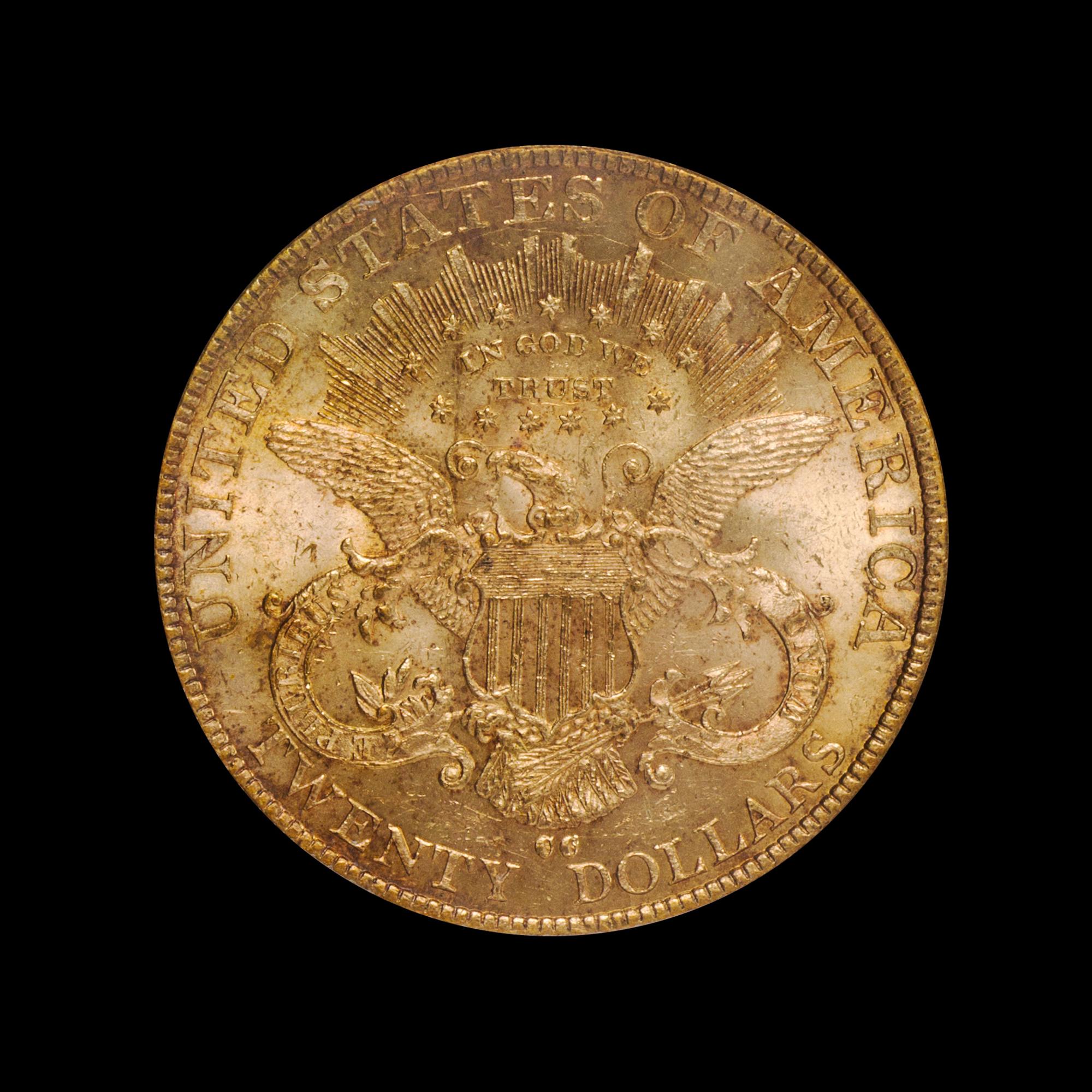 A United States 1892-CC Liberty Head $20 Gold Coin