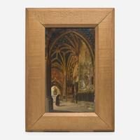 William de Leftwich Dodge (American, 1867–1935) Church Interior (Église St Germain)