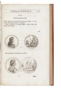 EVELYN, John (1620-1706). Numismata: A Discourse of Medals, Antient and Modern . London: for Benjamin Tooke, 1697.