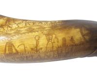 An Extraordinary Presentation Powder Horn For Thomas Splane (1758-1831) Of Virginia And Mississippi