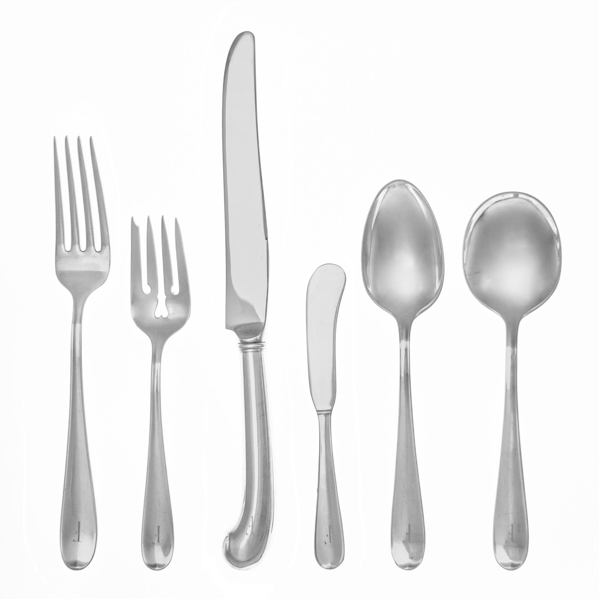 An American Silver Flatware Service