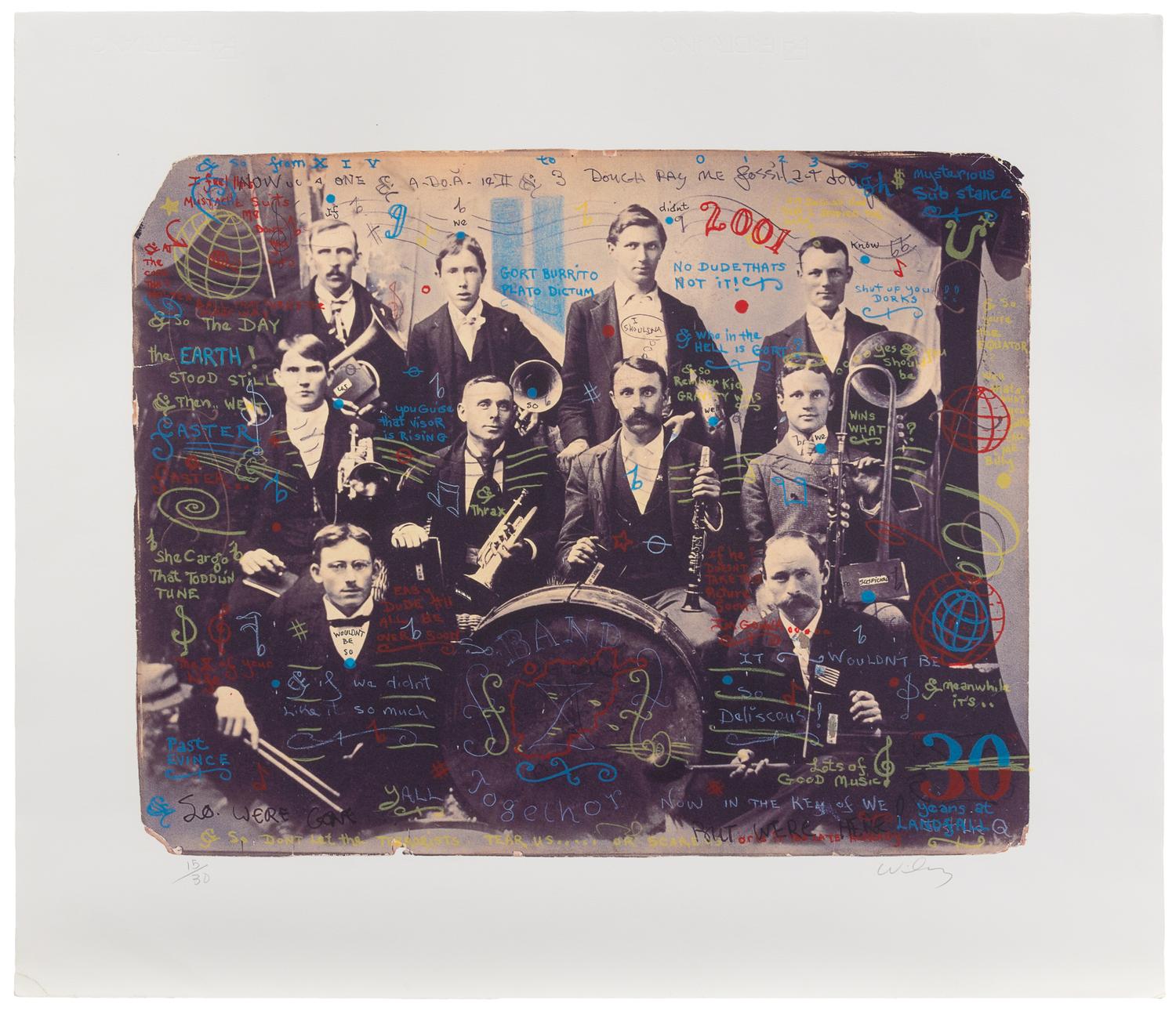 William T. Wiley, (American, b. 1937), Band Together, 2000