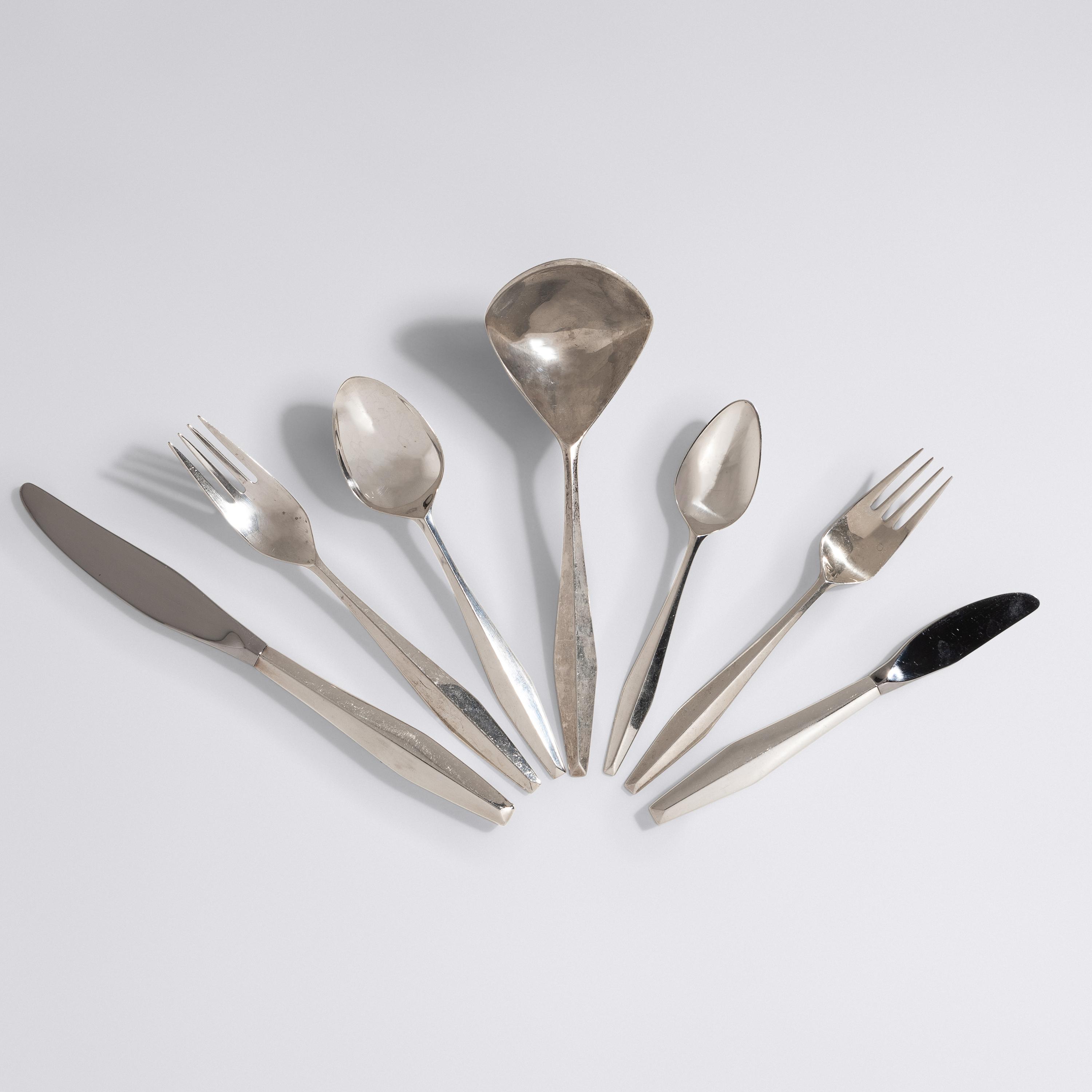 Diamond Flatware Service for Twelve Reed & Barton, USA