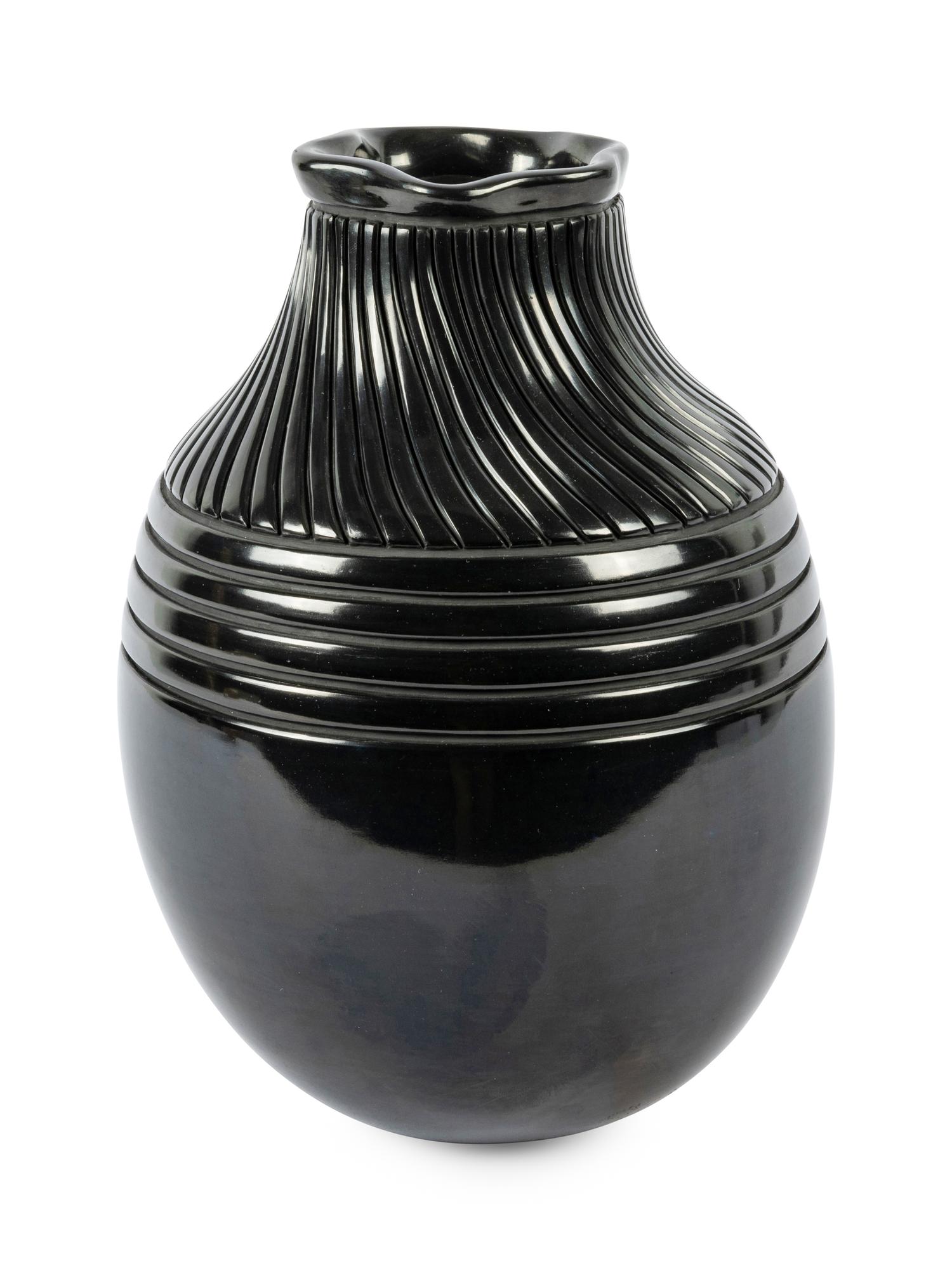 Blackware Pottery Jar