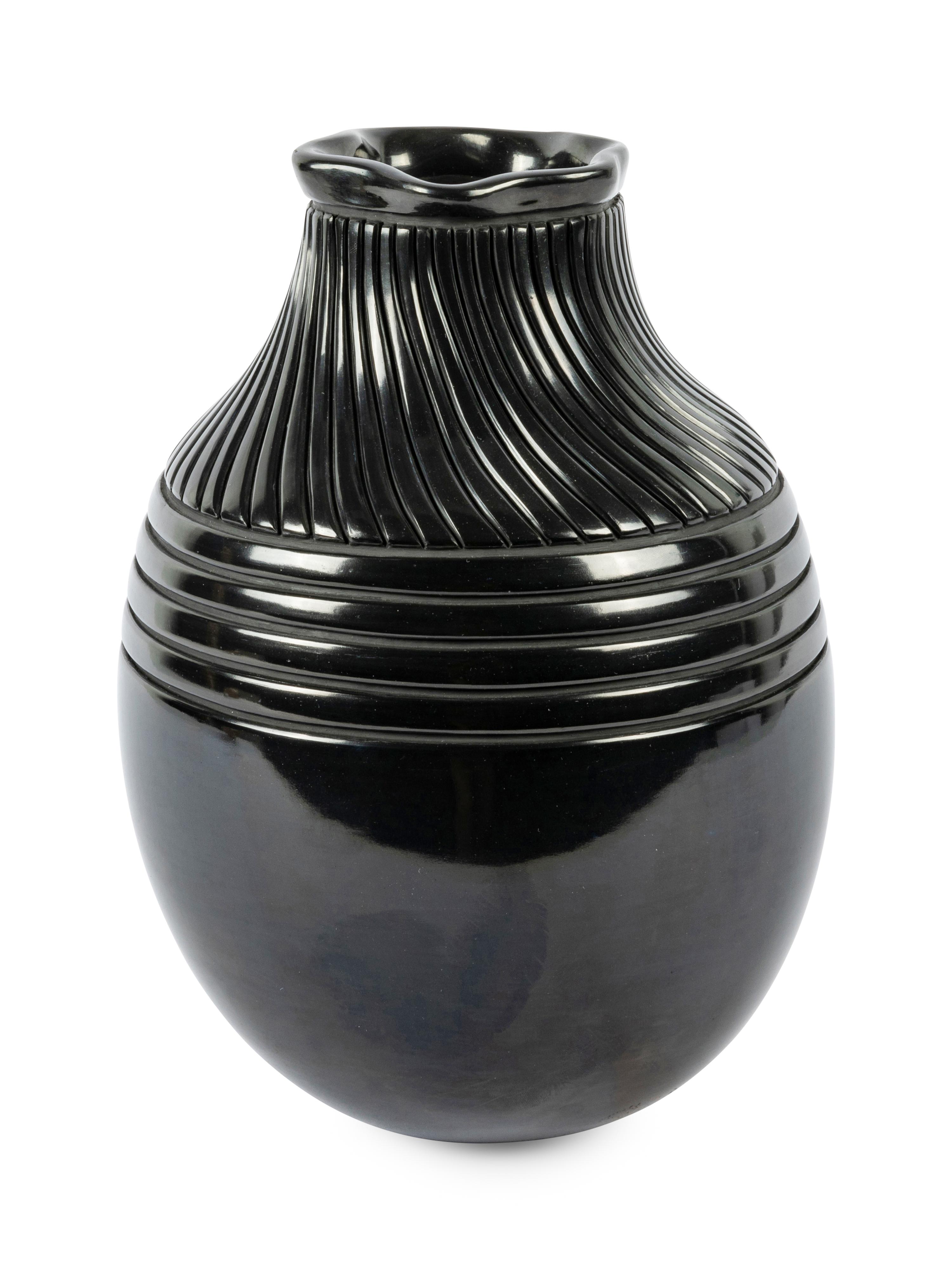 Blackware Pottery Jar