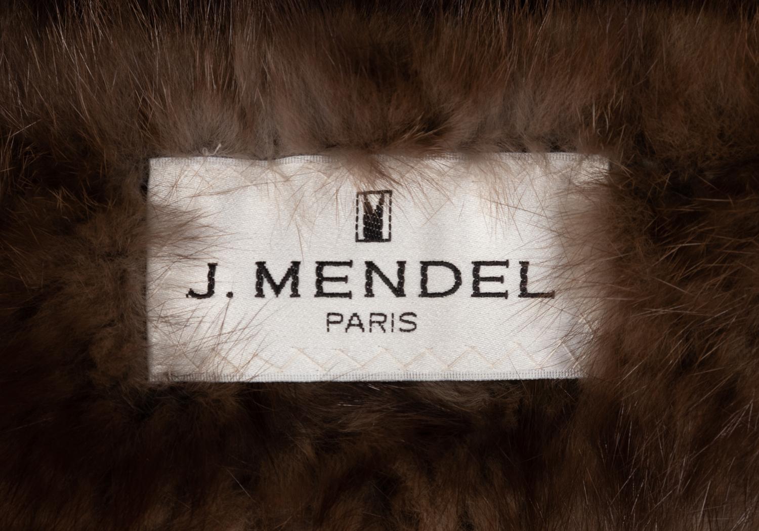 Two J. Mendel Sable Fur Wraps