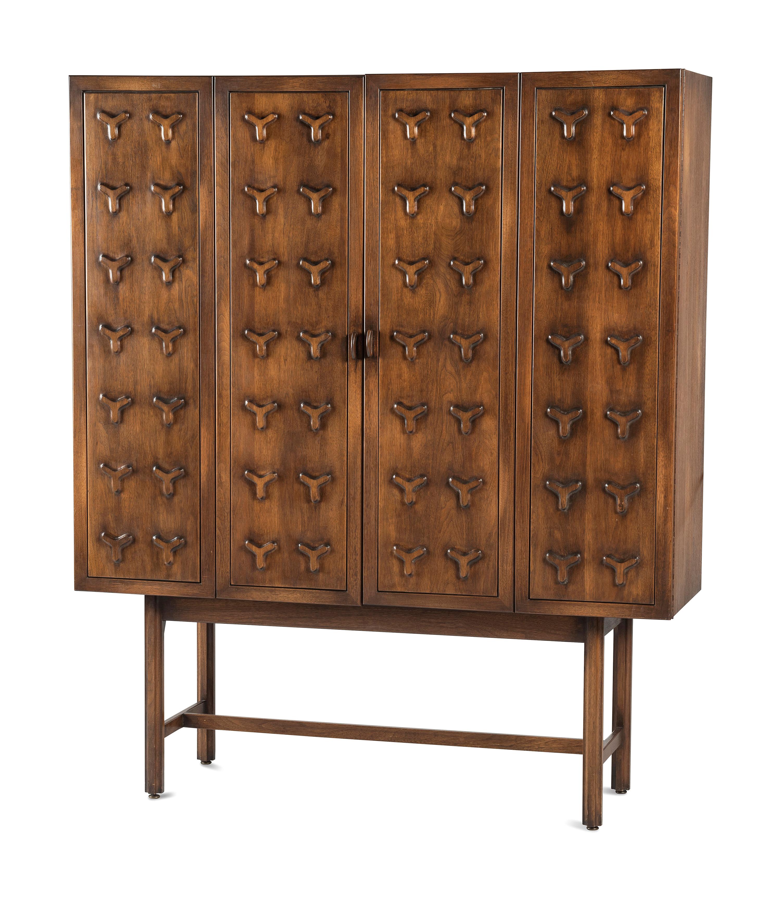 'Futura' Illuminated Bar Cabinet Romweber, USA