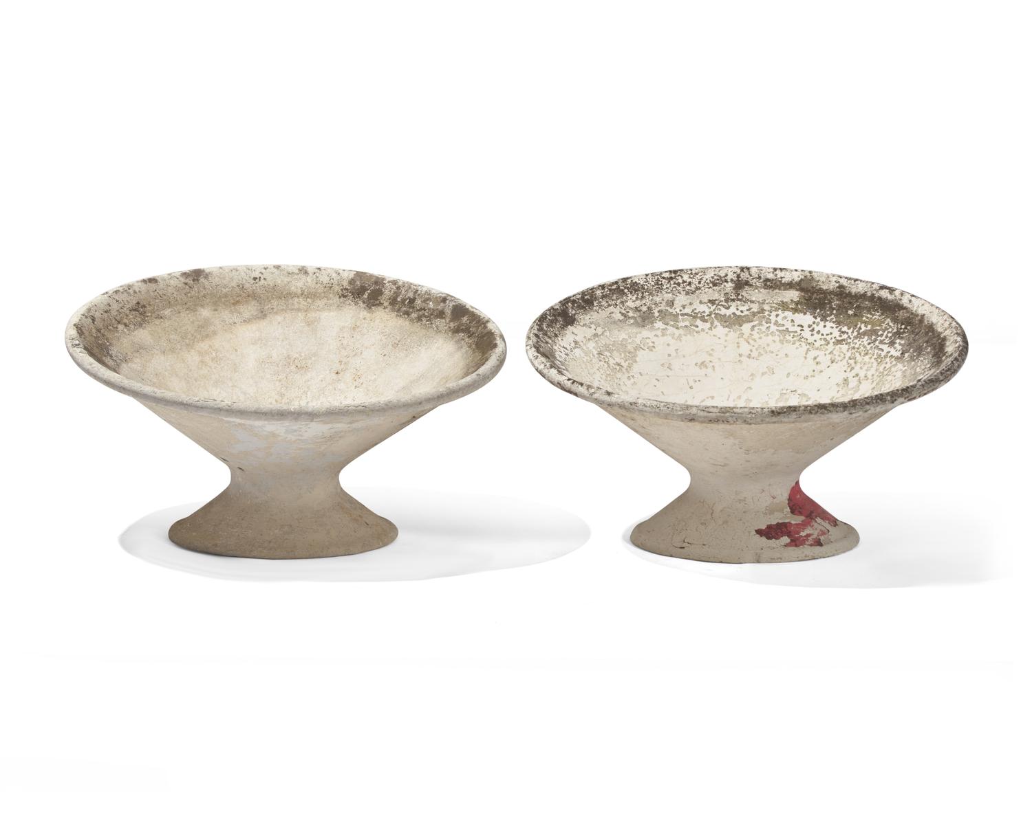 Pair of Off-Kilter Planters France, c. 1960