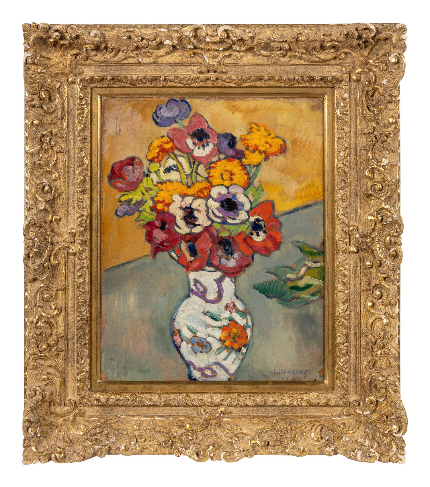 Vase d'anémones