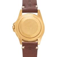 ROLEX, REF. 1675 18K YELLOW GOLD 'GMT-MASTER' 'NIPPLE DIAL' WATCH WITH ROLEX SERVICE CARD