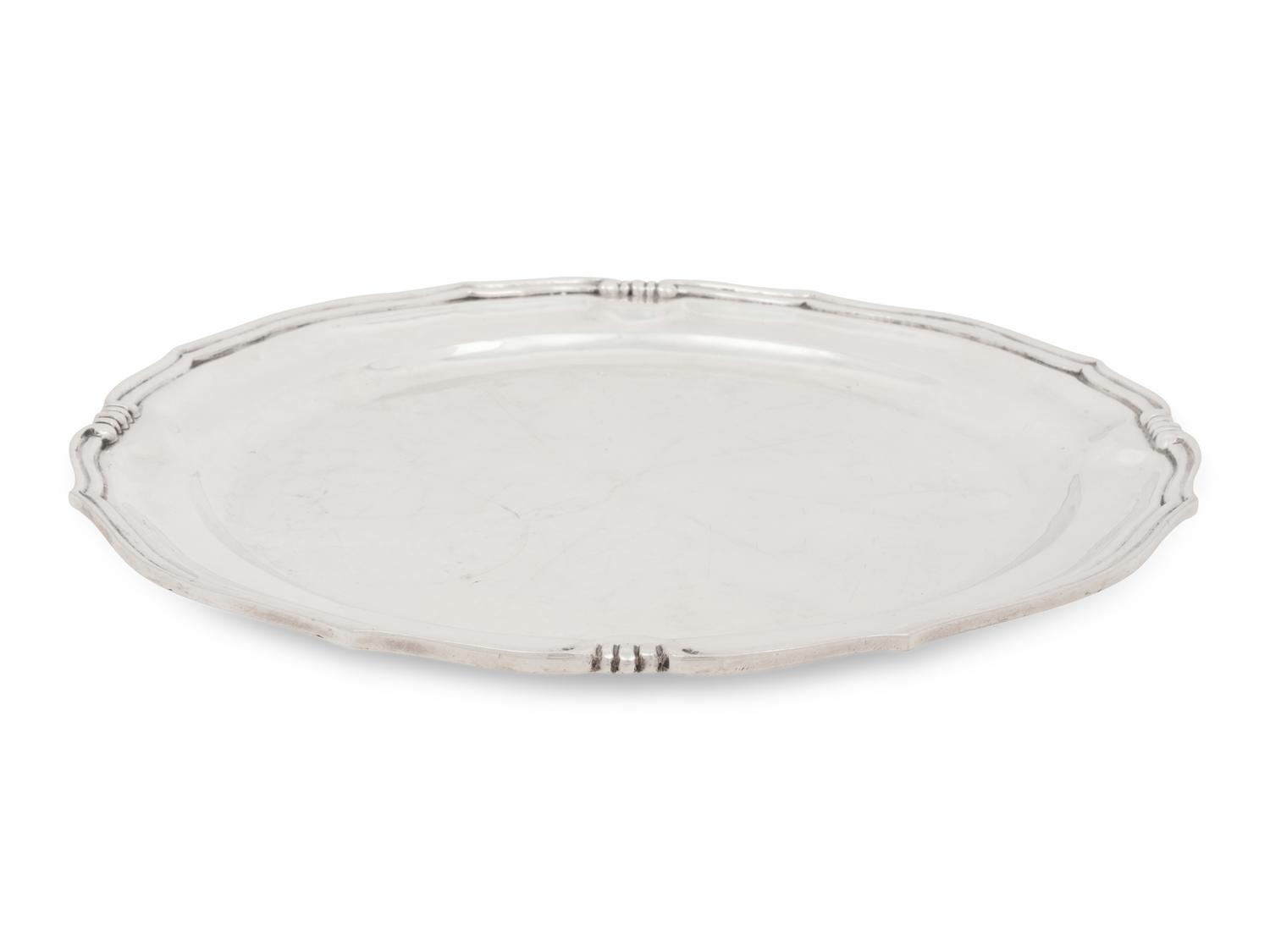 A Mexican Silver Tray