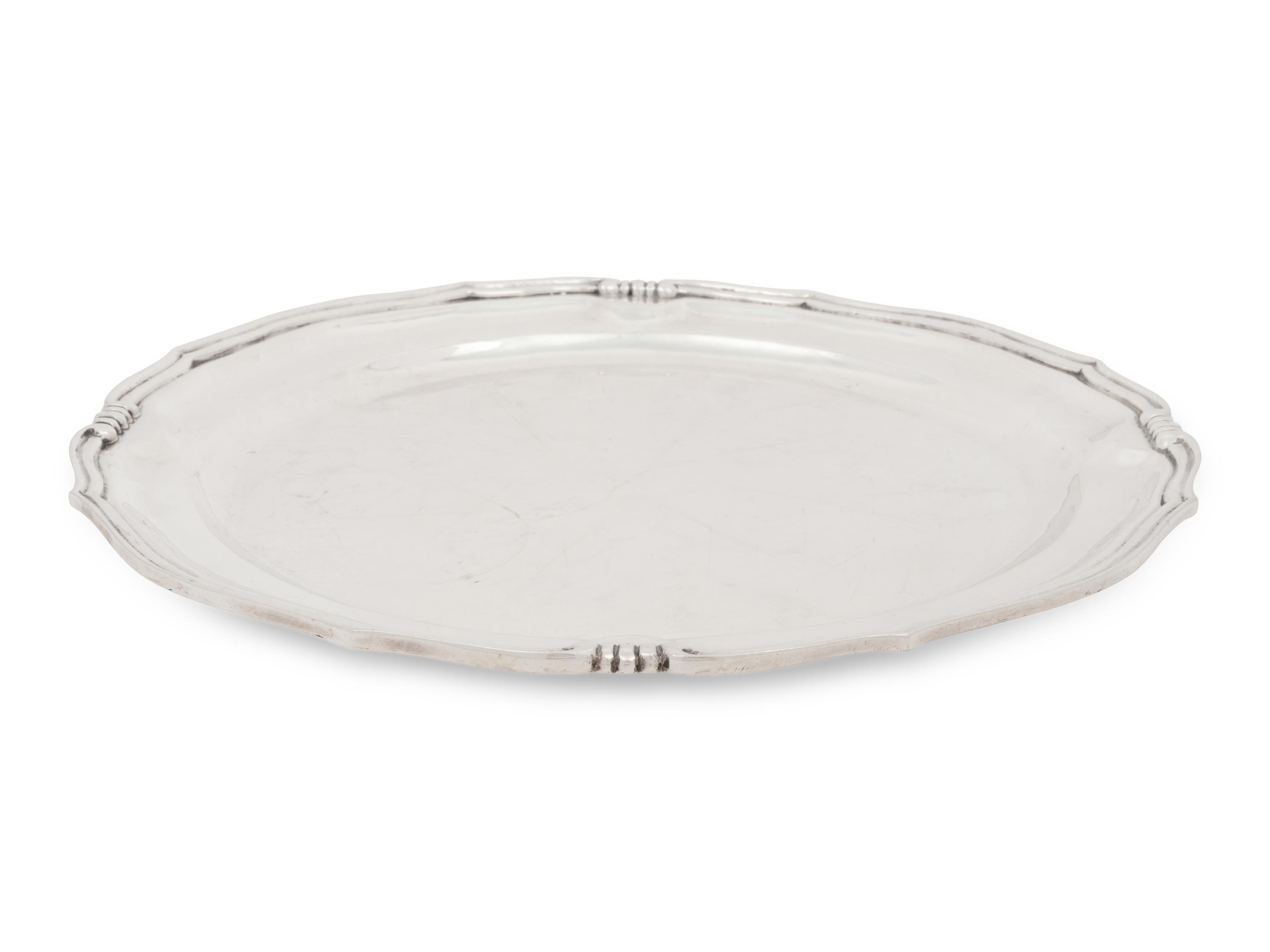 A Mexican Silver Tray