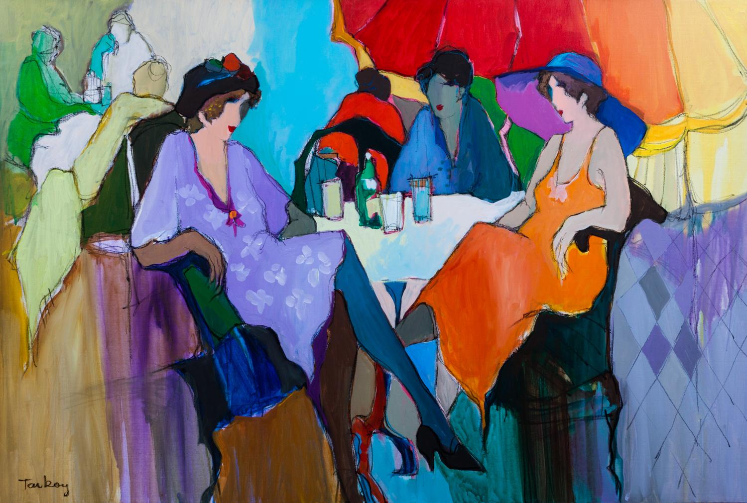 Itzchak Tarkay, (Israeli, 1935-2012), Cafe Orleans
