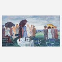 Paulette Victorine J. Van Roekens (American, 1896–1988) The Lawn Party