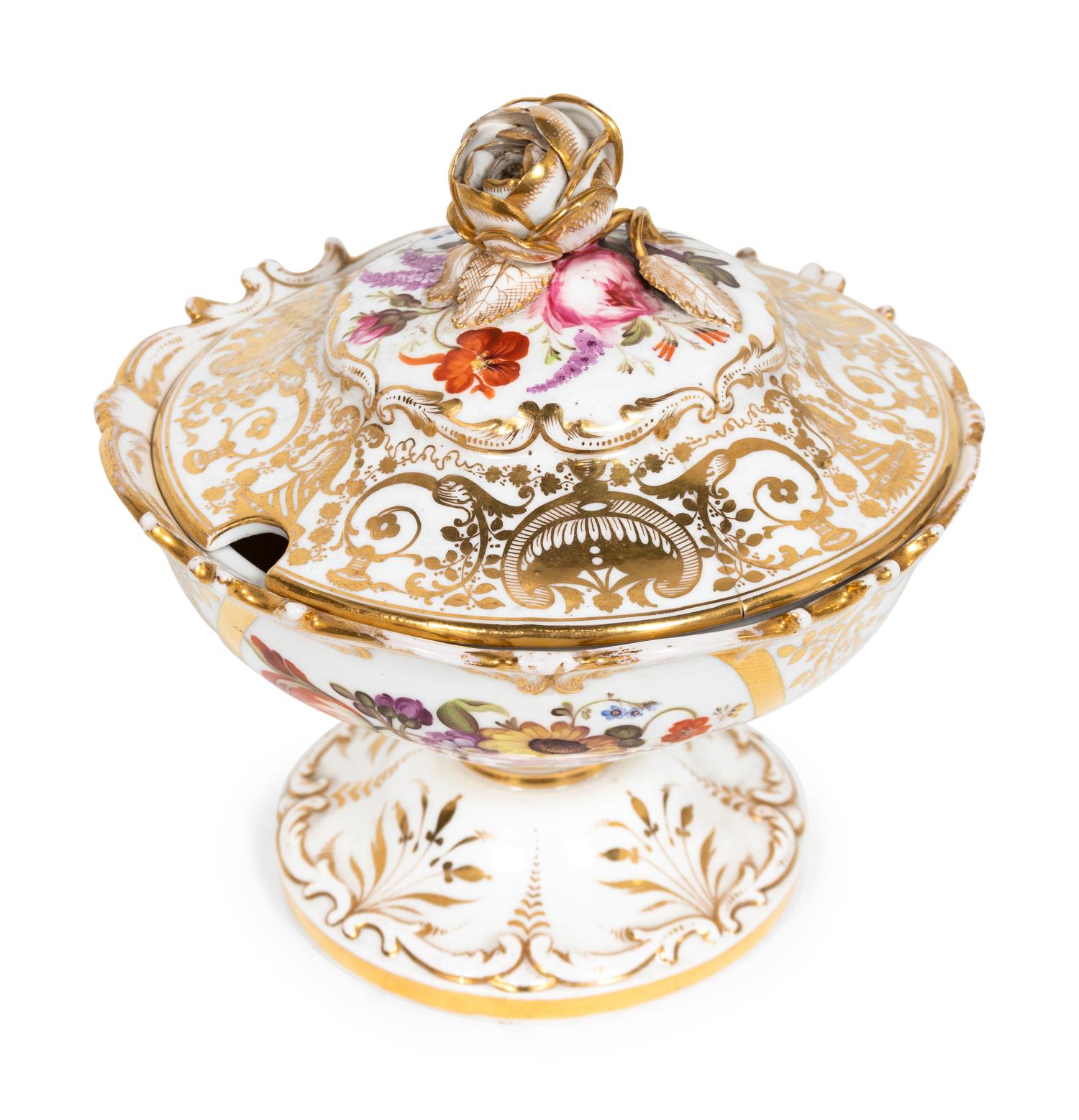 An English Porcelain Part Dinner Service