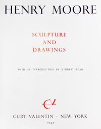 (MOORE, HENRY) Five books pertaining to Moore and his work, 2 signed.