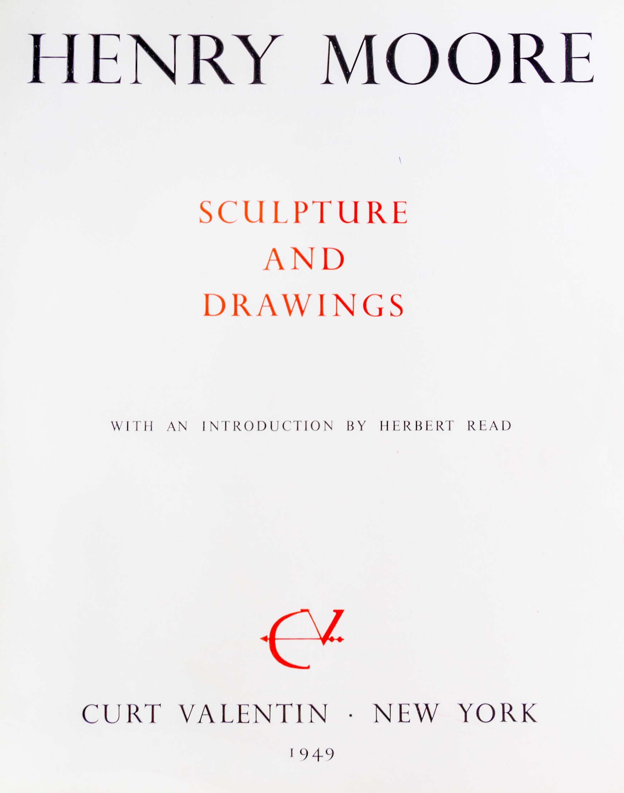 (MOORE, HENRY) Five books pertaining to Moore and his work, 2 signed.