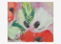 Lê Phổ (French/Vietnamese, 1907-2001), Untitled (Woman with Flowers)