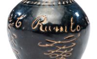 A William H. Rambo Albany Slip-Glazed and Incised Jug