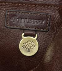 A Mulberry Chocolate Leather Bayswater Bag, 19.75" x 15" x 8.75".