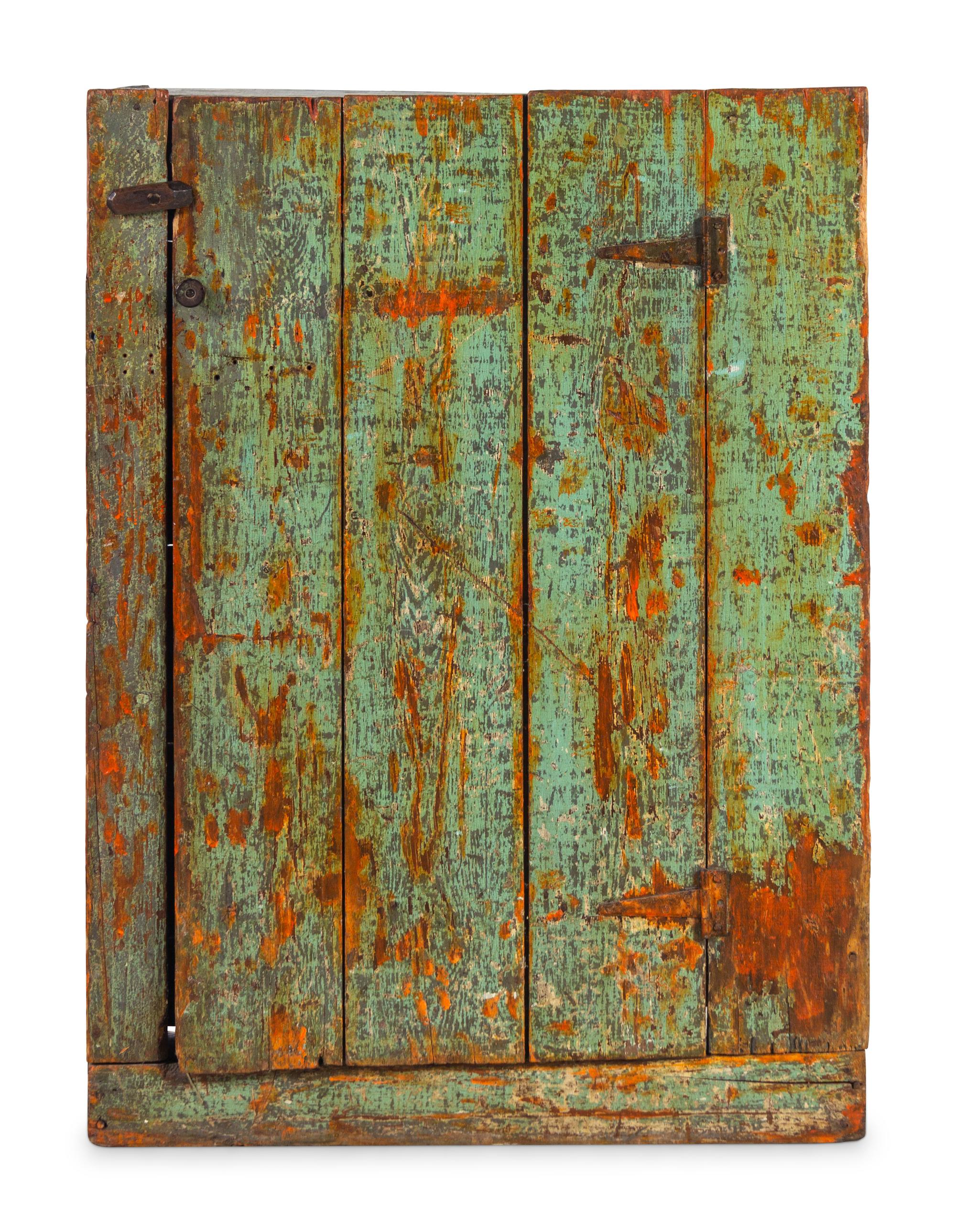 A Primitive Painted Cabinet