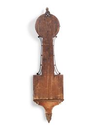 A Federal 'Battle of Lake Erie' Parcel Gilt Mahogany Banjo Clock