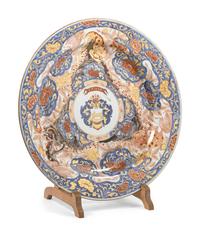A Large and Finely Painted Japanese Export Imari Porcelain Charger