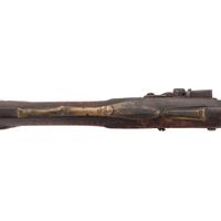 Untouched Incised & Relief Carved Flintlock Rifle by Henry Albright