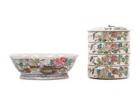 Two Chinese Qianjiang Porcelain Articles
