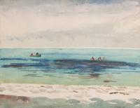 A Group of Four Watercolors