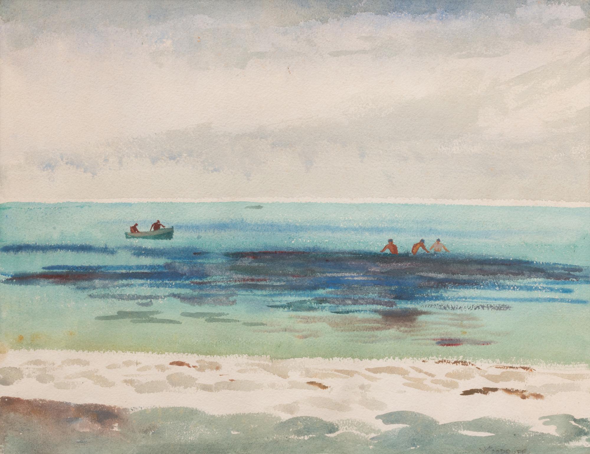 A Group of Four Watercolors