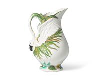 A Wedgwood Majolica Swan Pitcher