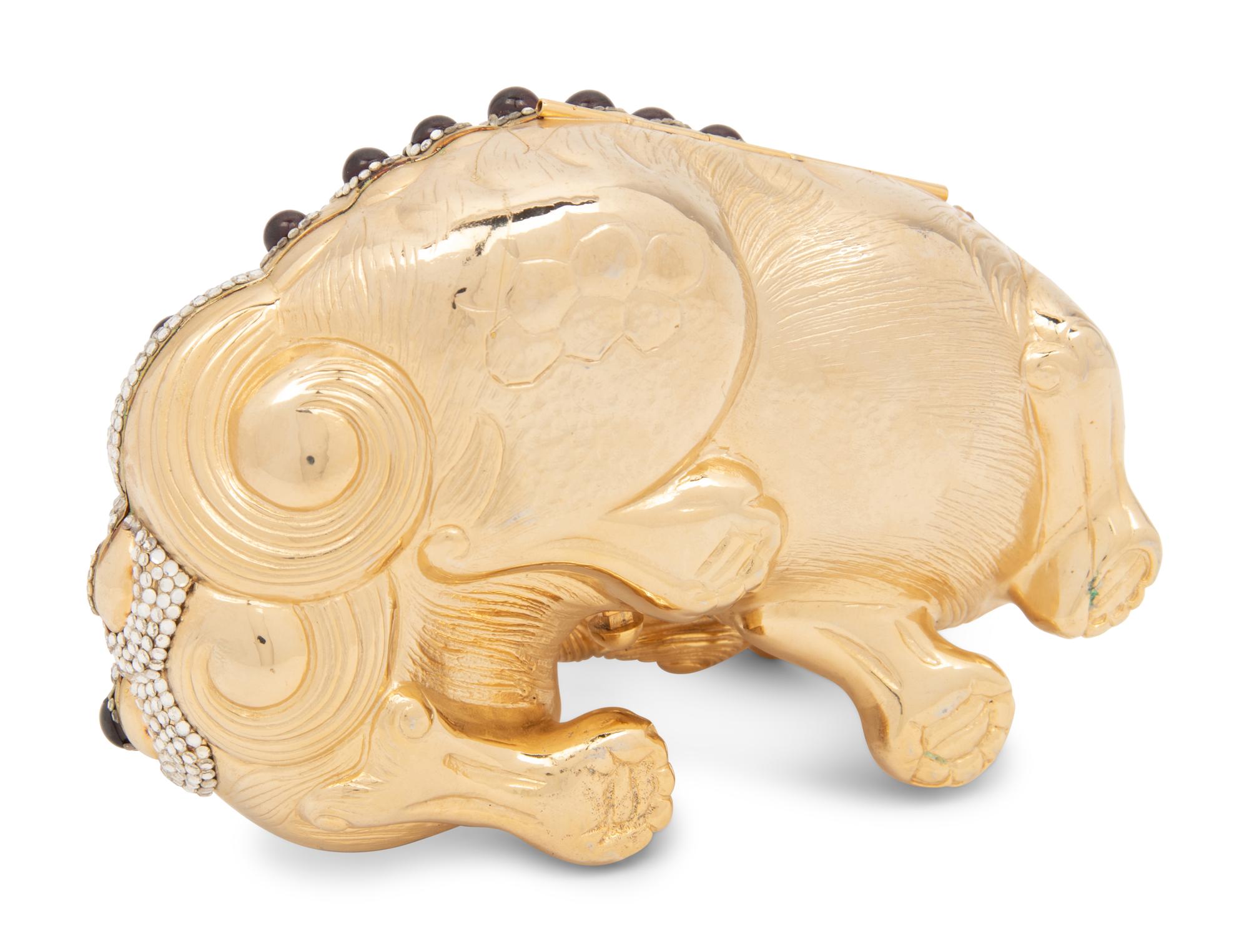 Judith Leiber Foo Dog Minaudière