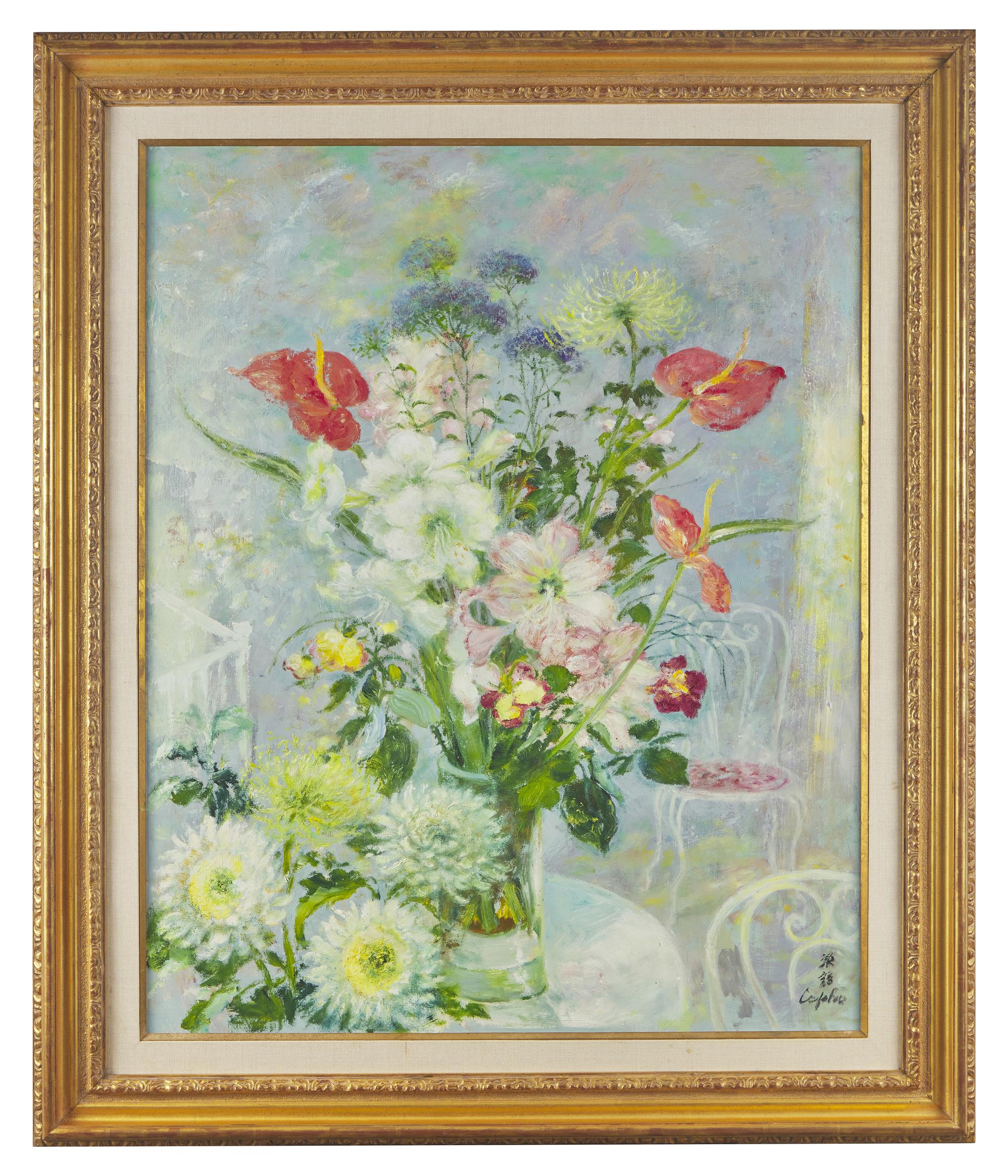 Fleurs du Jardin sur une Table