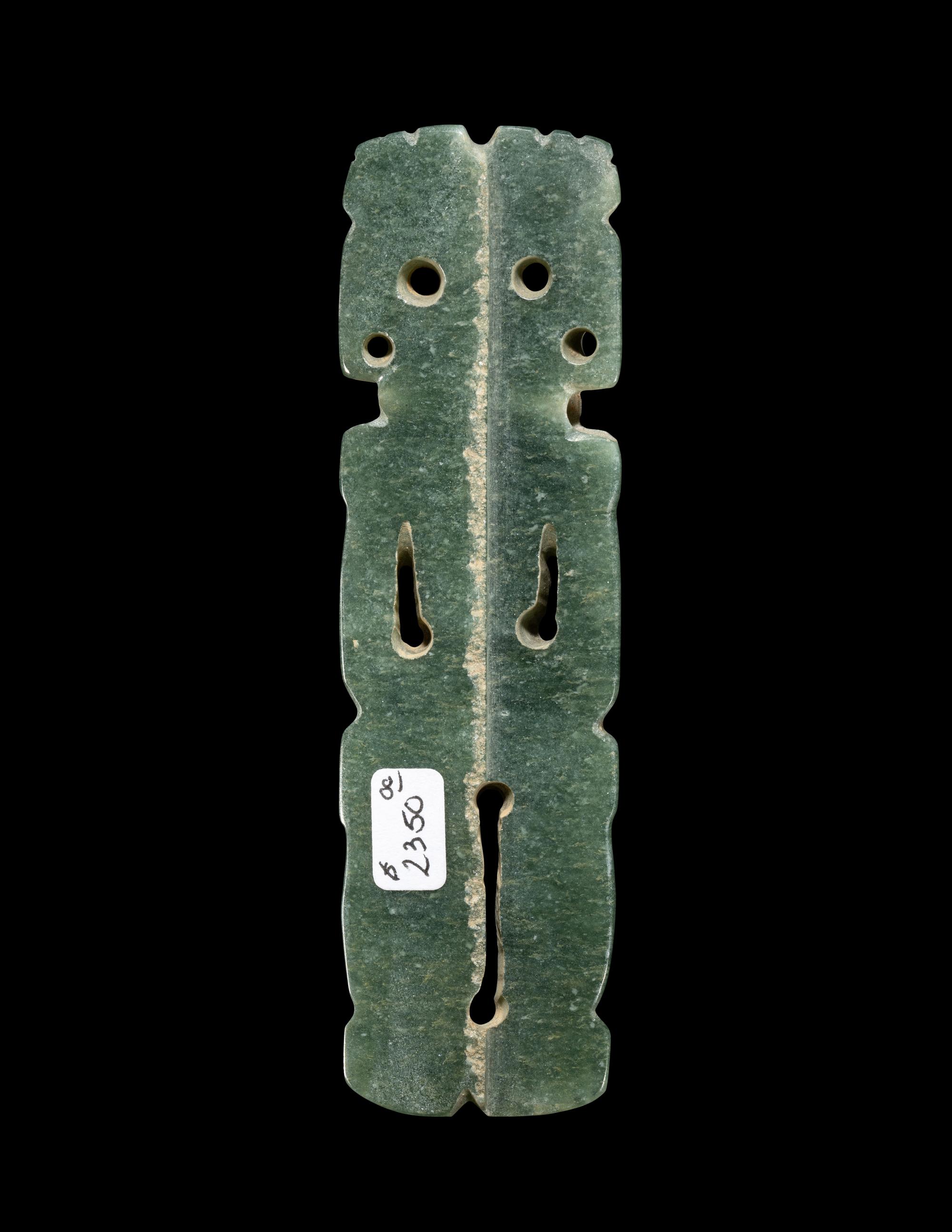 A Costa Rican Jade Figural Pendant