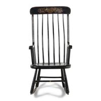 A New England Stenciled Rocking Chair