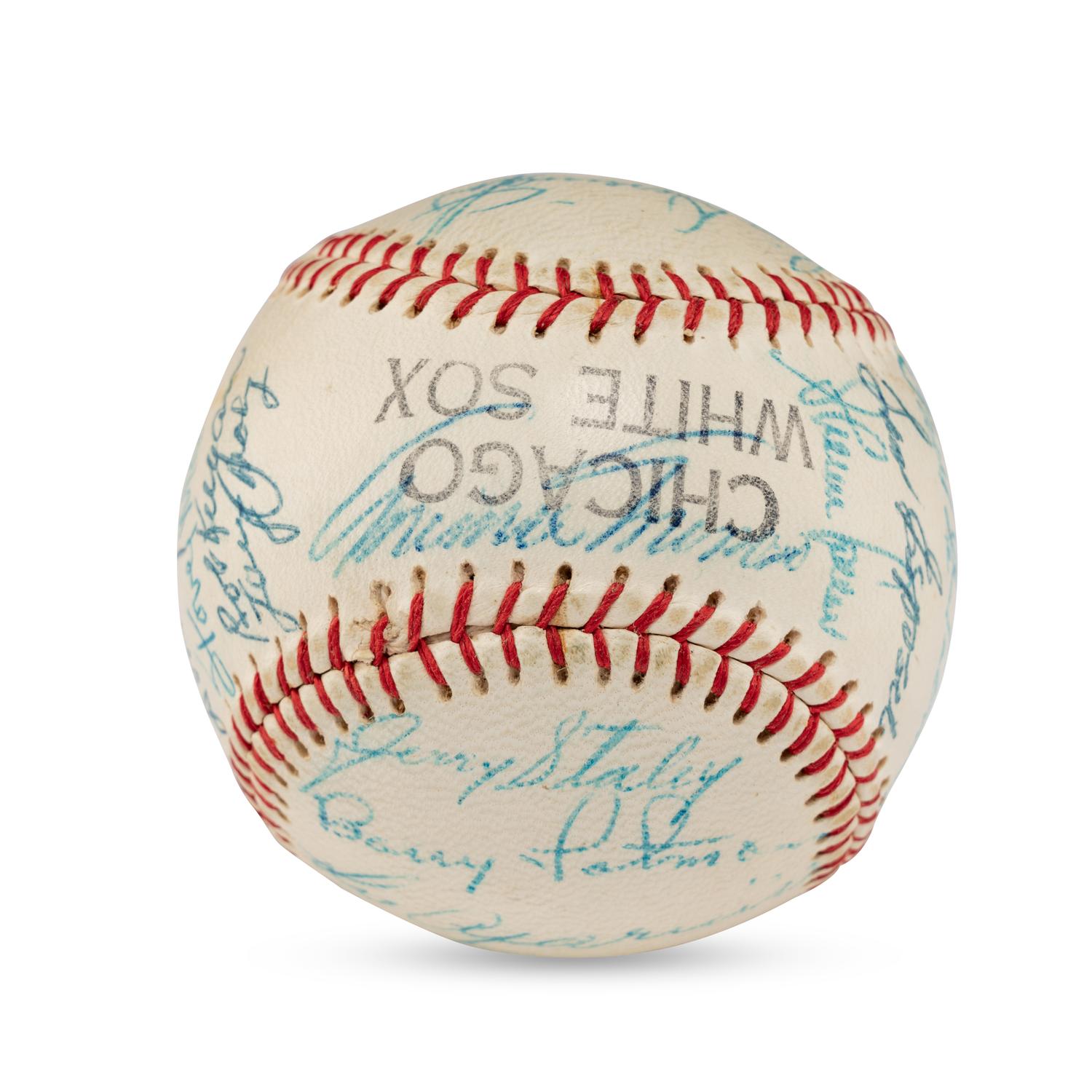 A 1957 Chicago White Sox Team Signed Autograph Baseball,